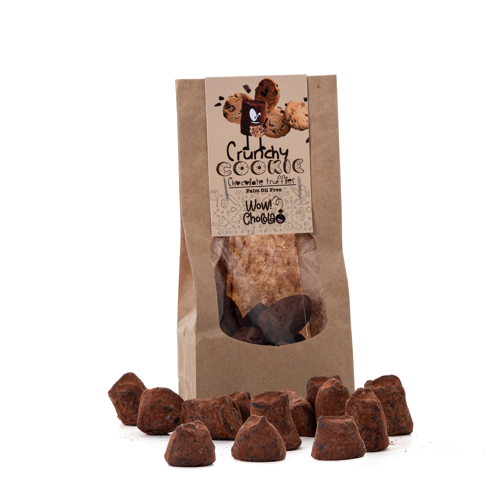 Cookies - Chocolate Truffles 130g - WOW Chocolao!-0